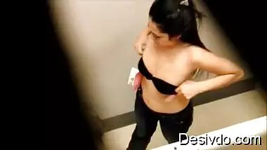 Young girls hidden cam in dressing room