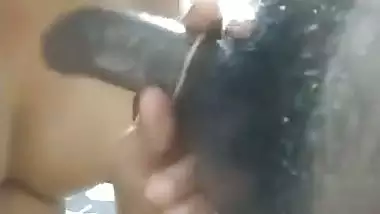 Indian blowjob bhabhi sucking condom worn dick