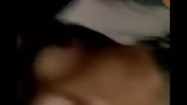 Lucky guy will remember this video call because of Indian beauty's tits