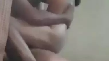 Horny Desi couple having XXX session by the window for homemade porn