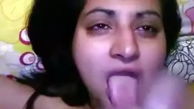 Punjabi busty aunty drinking cum after sex