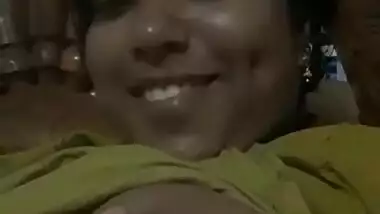 Desi Malayali wife milking boobs video