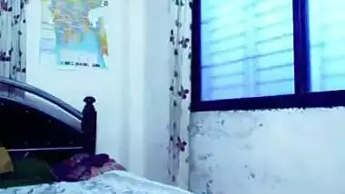 Desi paramours enjoying hawt bedroom sex MMS clip