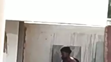 Desi MILF is so languid in XXX porn video washing body outdoors