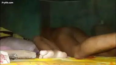 Mid night village wife fucking with father in lw
