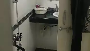 Indian wife Meeta Gupta taking shower 