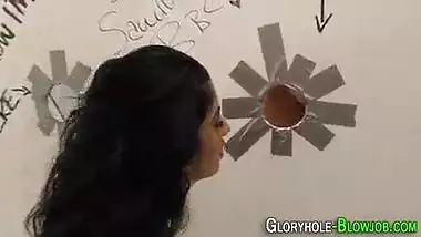 Nadia Ali getting fucked from a glory hole
