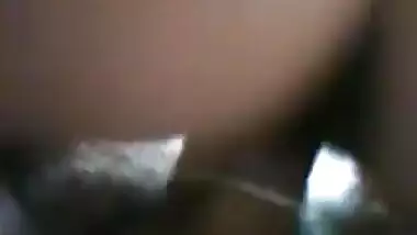 Indian teen with huge puffed nipples riding a cock