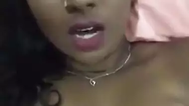 sexy nri girl showing her boobs pussy and fingering