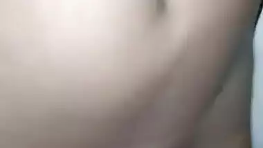 Romantic boob sucking foreplay of Indian lovers