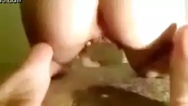 Indian Wife Fucking Ass With Dildo And Pees
