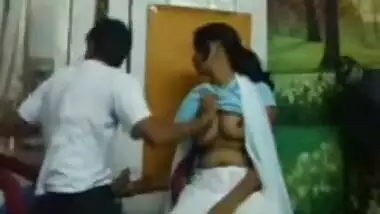 Indian Young Village Girl With Lover Front Of Cam