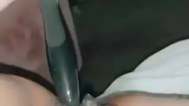 Horny girl squirting hard after masturbating