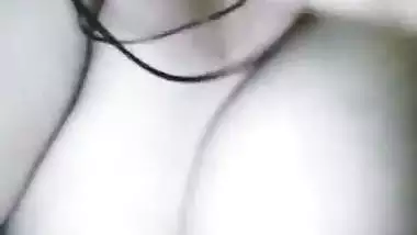 Cute girl viral topless video call sex chat