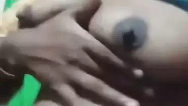 Village bhabhi boobs show teasing secret lover