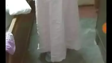Indian bhabhi dressing after sex