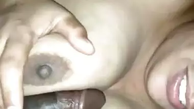Busty cheating wife sexy dick sucking video