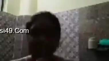Today Exclusive- Horny Desi Wife Bathing On Video Call Part 2