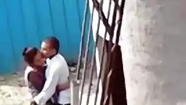 Daring Desi outdoor sex act recorded by a voyeur