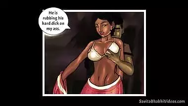 Bhabhi fools around with Desi boy who touches boobies in XXX porn comic