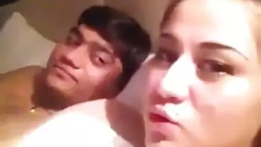 Indian guy with foreigner prostitute