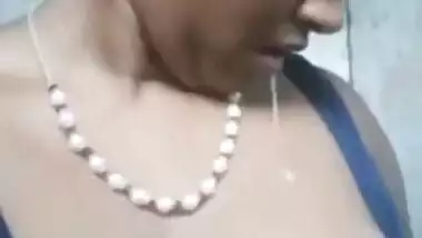 South Indian girl playing with her soft boobs on cam