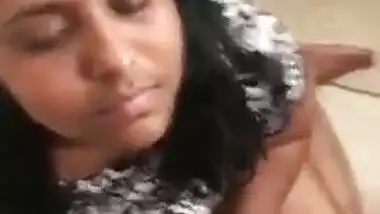 Indian mom suck and fuck tiny cock neighbor till cum facial