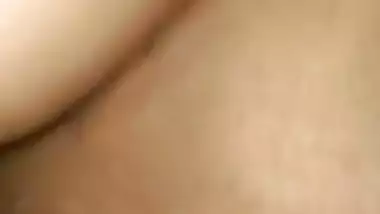Chubby Indian girl with big boobs riding dick