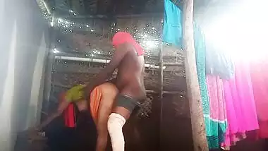 Indian real couple having sex at village home