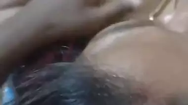 Chennai wife boob press in Tamil mms sex