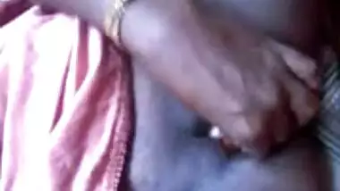 Horny south Indian aunty masturbating pussy with veggie