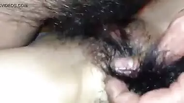 Menses hairy pussy fuck hard with blood in peak period time
