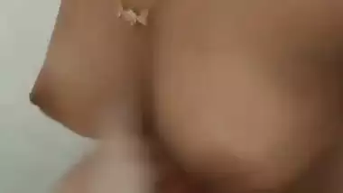 Perfect boobs desi girl boob press before fucking