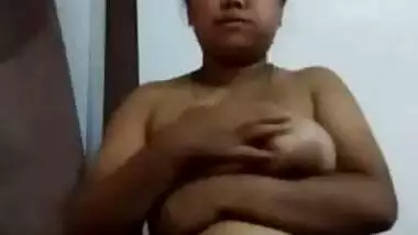 Manipur Girl Play With Her Big Boobs