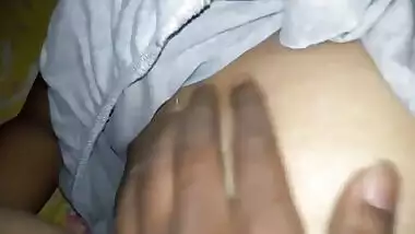 Desi wife with red panty being fucked