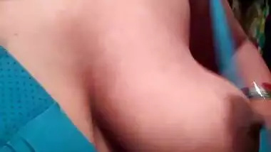 Sexy Bhabhi showing boobs selfie video