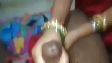 Desi has the amazing dick to have her unshaved pussy scored well