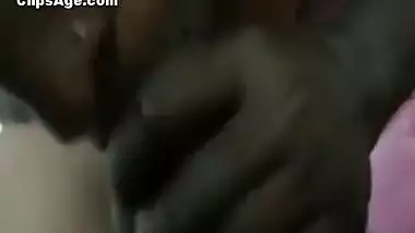Local Indian Desi Tamil whore sucking dick of her customer until he cum inside her mouth