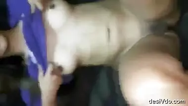 Teen Fucking doggy style then cum on her body