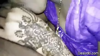 indian wife mehandi hand blowjob to lover