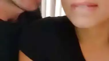 Cuckold Husband Encourage His Wife to Suck Strangers Cock