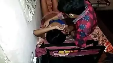 Indian girl having sex at night