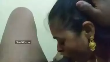 Village wife sucking husband cock