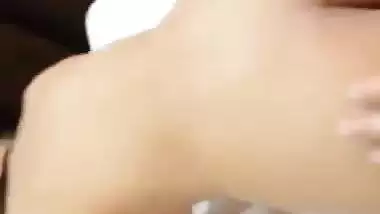 Unmarried couple’s hotel sex MMS in the doggy style