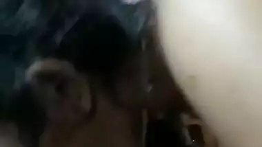 Young indian cutie giving blowjob on cam