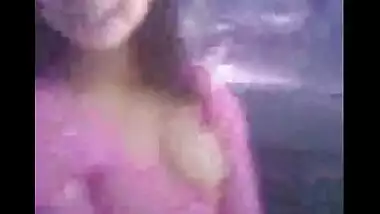 Tits Show In The Car
