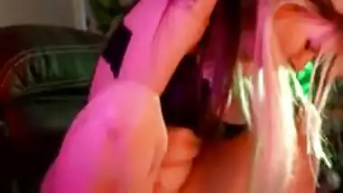 Goth Egg Cumming with New Toys
