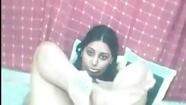 Indian Housewife shows at night 