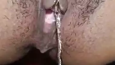 Indian Wife pissing