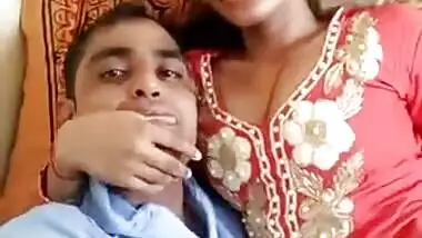 Desi couple enjoying sex in Bedroom